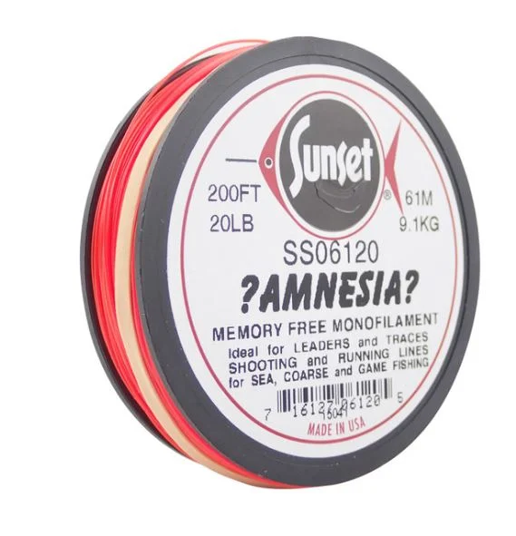 Amnesia Memory-Free Monofilament Shooting Fly Line - (20LB)