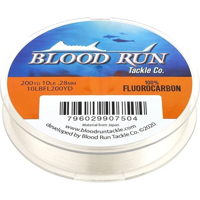 Blood Run Fluorocarbon Leader 200 Yds