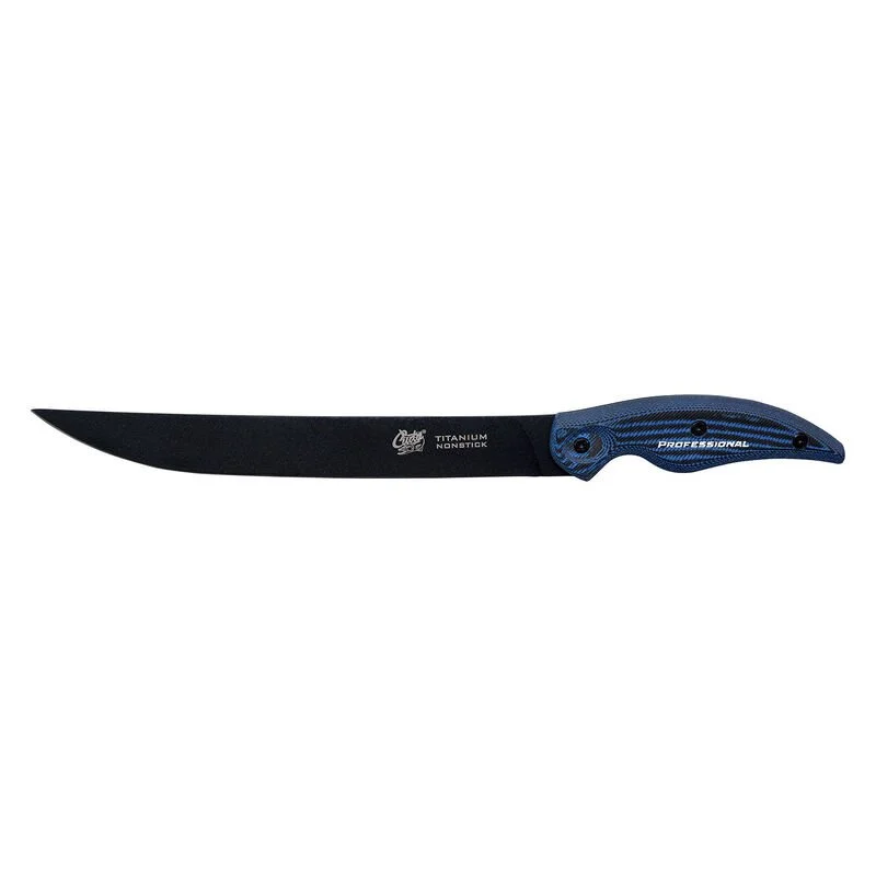 Cuda Professional Titanium Non Stick Breaking Knife With Sheath 10""