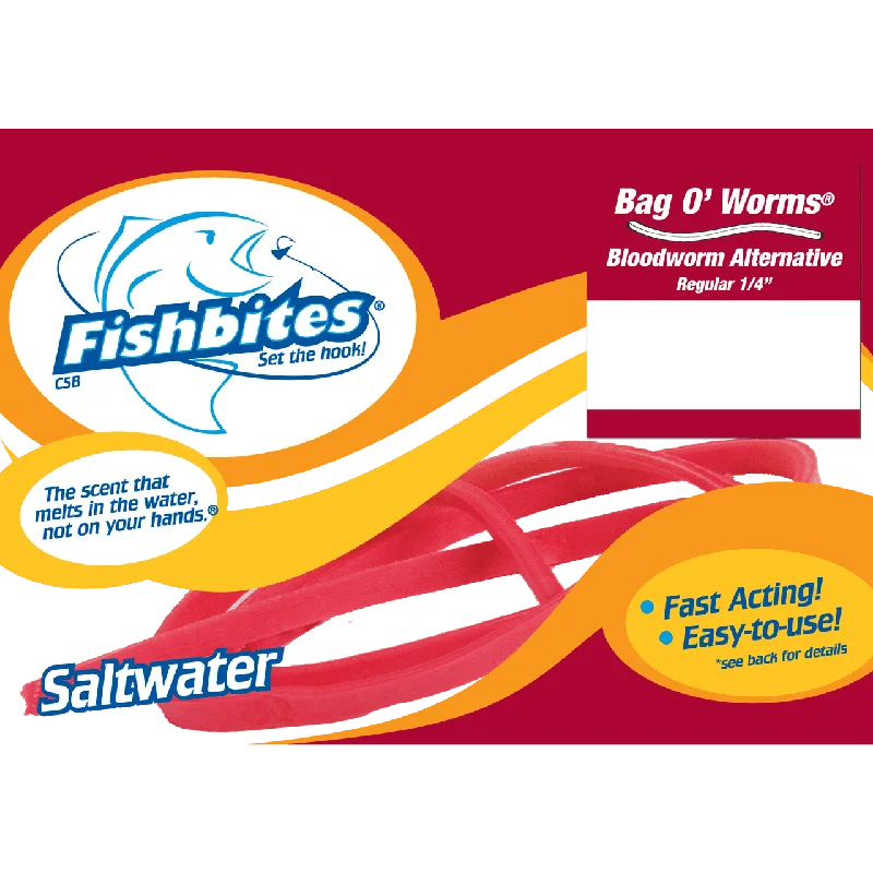 Fishbites Faster Acting Bag O' Worms Soft Baits