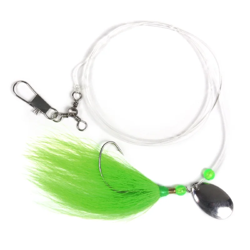 Lime Green Tail, Silver Blade