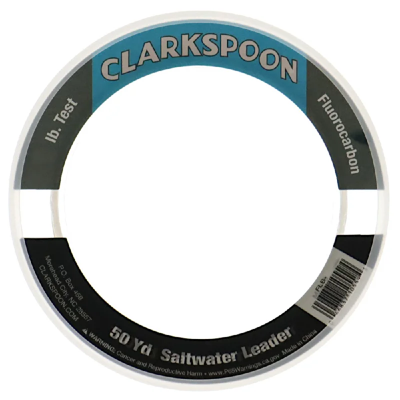 Fluorocarbon Leader Material | 50 Yard Wrist Spool | Clarkspoon