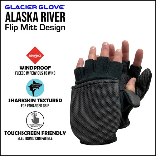 Glacier Glove Alaska River Series Flip Mitts