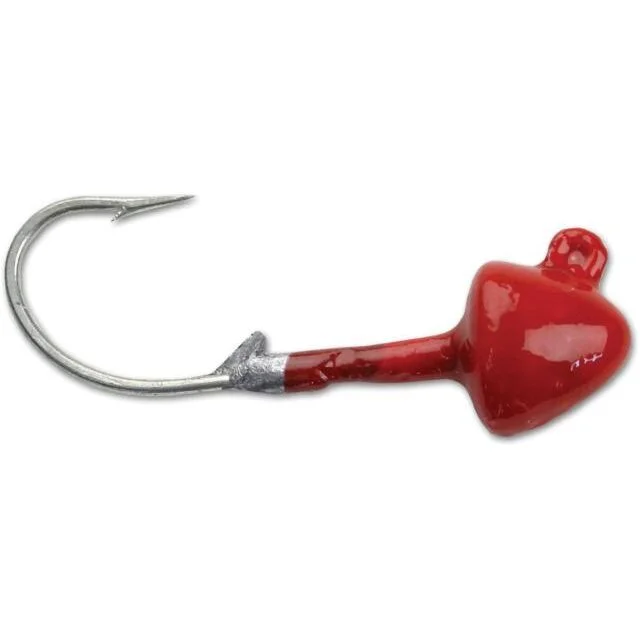 GOT-CHA Trout Head Jig Heads 1/4 Oz Red Qty 10