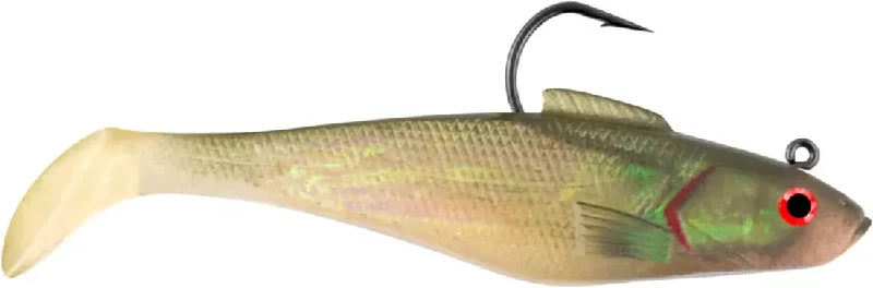 Holographic Swim Shad Soft Baits- 4in 6pk