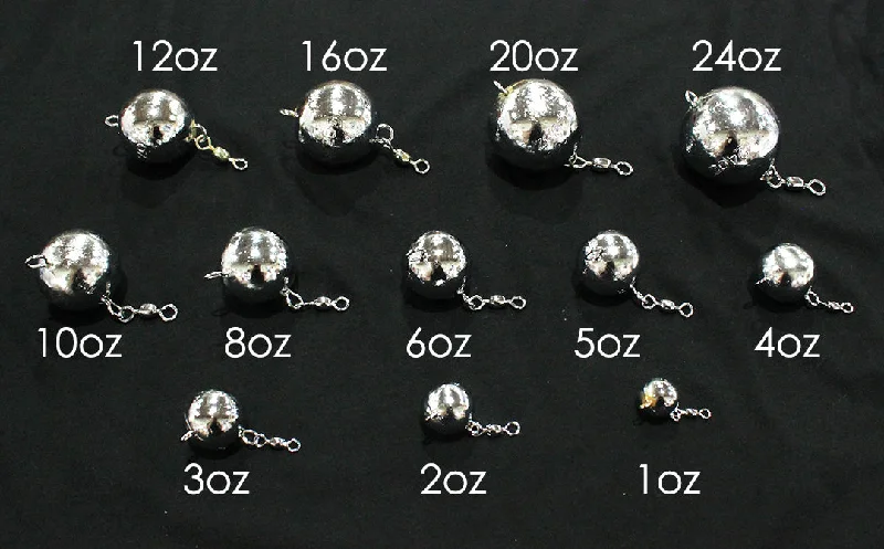 Jigging World Chrome Balls with Swivel