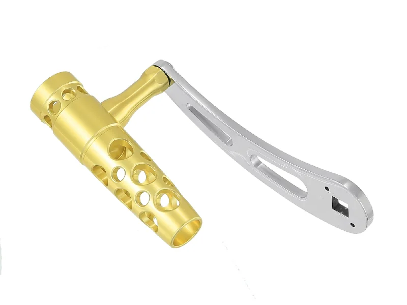 125mm Silver Arm / Gold Aluminum T-Bar