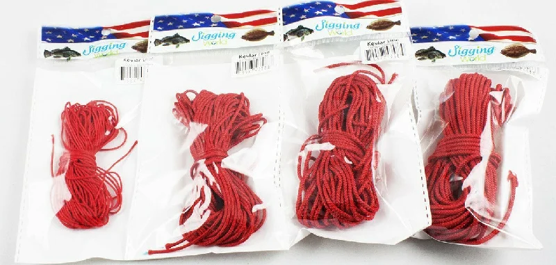 Jigging World Soft Red Kevlar Line