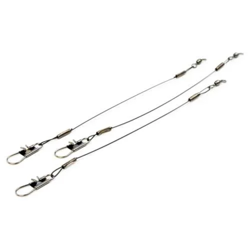 Meter Fishing Tackle Steel Leaders Qty 2