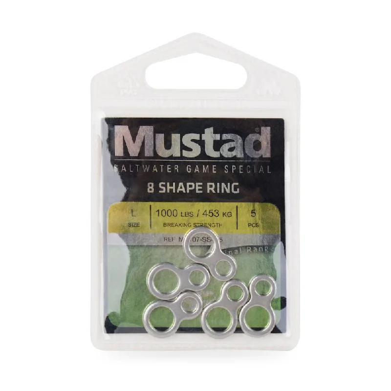 Mustad MA107-SS 8 Shape Stainless Steel Rings