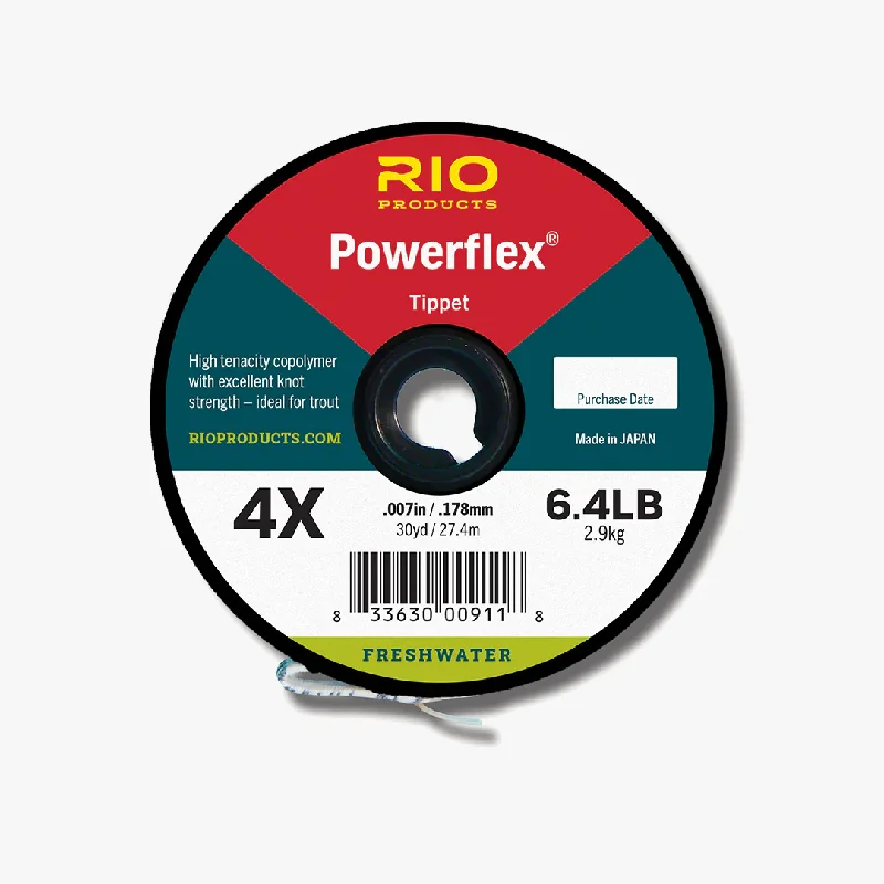 Powerflex Tippet - 3pk- 4x/5x/6x