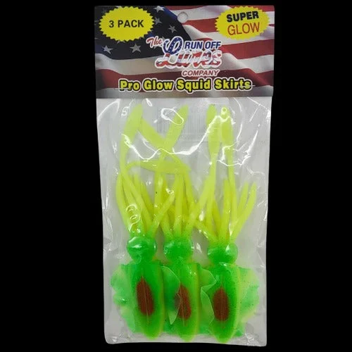 Pro Glow Squid Skirts (Large)