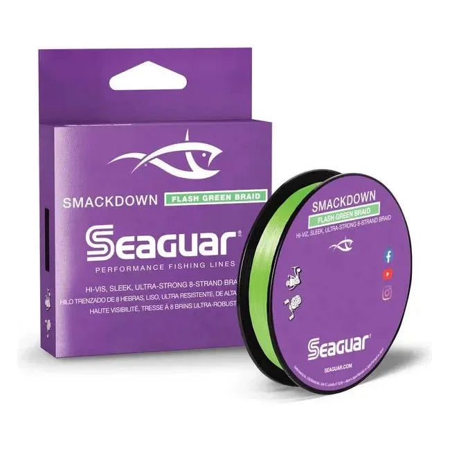 Seaguar Smackdown Braid Line 300 Yds Flash Green