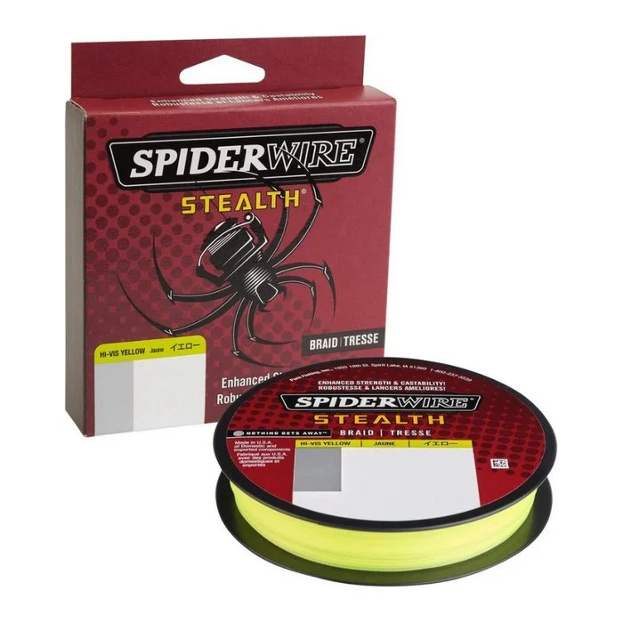 SpiderWire Stealth Braid 200Yds Hi-Vis Yellow