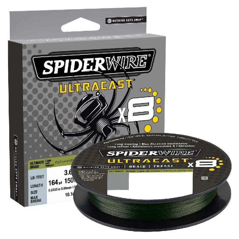 SpiderWire Ultracast X8 Braid 164 Yds Moss Green