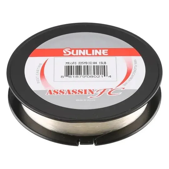 Sunline Assassin FC Fluorocarbon Line 15 Lb 225 Yds Clear