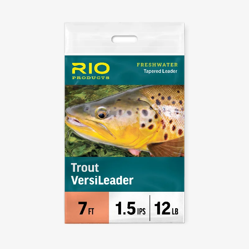 Trout VersiLeader - Clear/Intermediate - 7ft/12lb/1.5-2ips