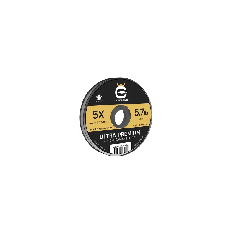 Ultra Premium Fluorocarbon Tippet 5X - 5.7lb - 30yd