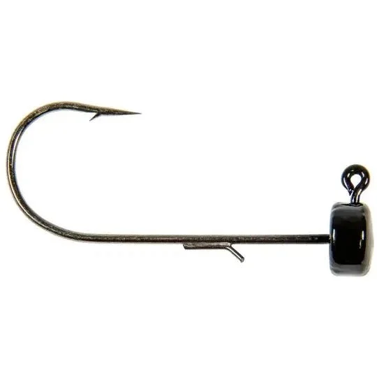 Z-Man Mag Shroomz Jig Worm Jig Heads 3/8 Oz Black Qty 3